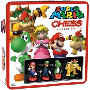 Super Mario Chess Set | 32 Custom Sculpt Chess Pieces Hand Painted NWT